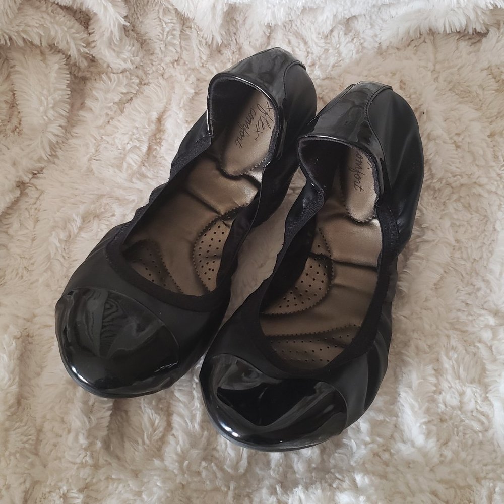 Deflex Comfort Scrunch Flats